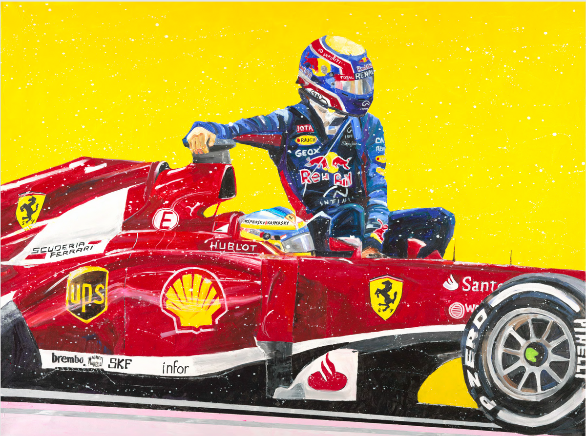 Fernando Alonso Mark Webber Original