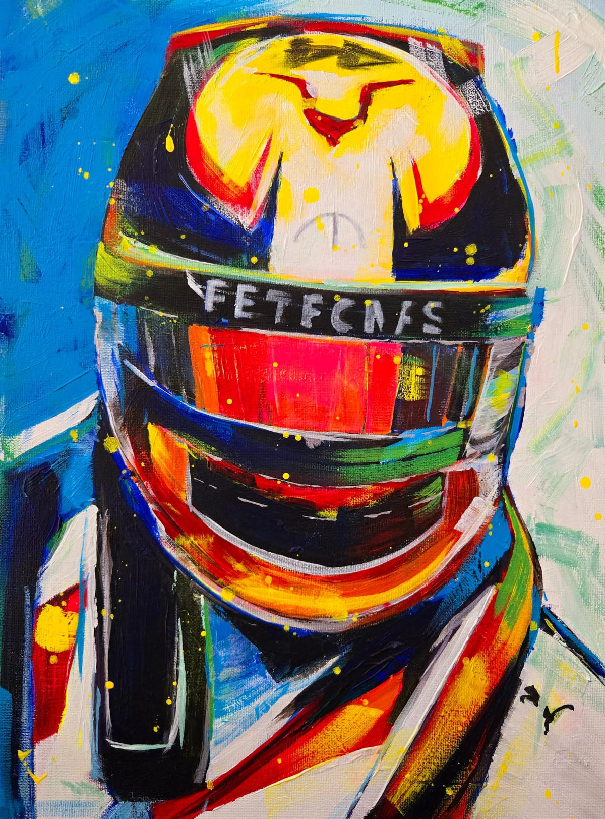 Lewis Hamilton McLaren Original Portrait